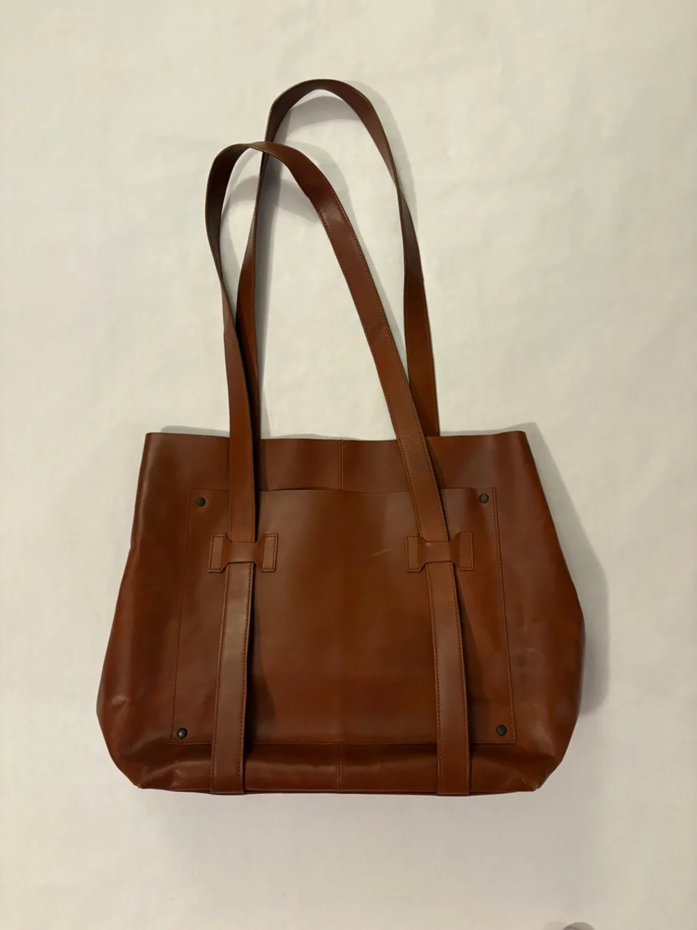 Orvis Chestnut Brown Leather Tote
